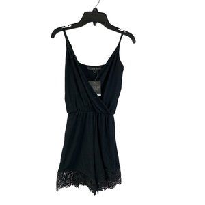Top Shop Petite Women's Black Romper